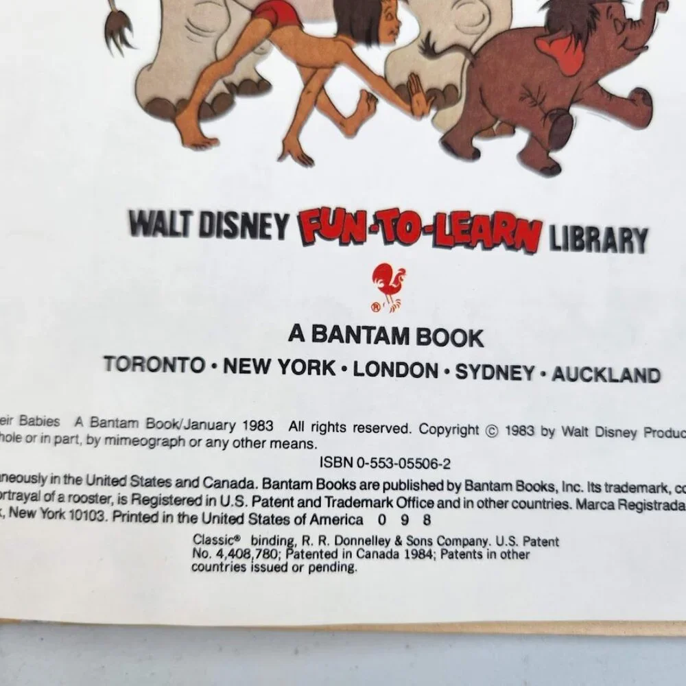 Disney vintage book